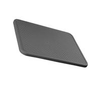 Square Rubber Desk Pad Slip Resistant Cover Sturdy Rubber Square Table Mat Easy to Use for Furniture & Flat Districts Multipurpose Elastomer Mat
