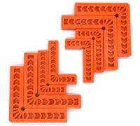 Square Ruler for Structural Alignment Tasks Including Door Hanging Shelf Installation and Tile Layout Requiring True 90 Degree Reference (2pcs set)