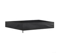 Square Sandbox Cover 210D Waterproof Fabric for Clean Play Areas (black 120 * 120)
