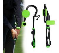 Square-Set Golf Swing Trainer, Golf Grip Kit for Correct Hand Position, Feel Based Practice Aid for Indoor Outdoor Use Swing Path Tempo Training for Beginners, Men Women