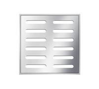 Square Sewer Grates Grid,Floor Drain Strainer,Floor Drain Grate with Frame,304 Stainless Steel,Thickness 2mm (250x250x20mm)