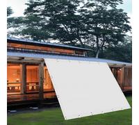 Square Shade Sail 0.5x1m UV Protection, Wind Resistant, Tear-Resistant Outdoor Canopy for Garden & Gazebo, Adjustable Temperature, White