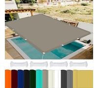 Square Shade Sail 1.4 x 8.5m 98% UV Protection Waterproof Rectangular Canopy Easy Installation for Garden Balcony Pool Outdoor Sunshade Patio Cover