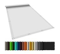 Square Shade Sail 160x250cm - UV 98% Waterproof, Tear-Resistant Canopy for Patio, Garden, Terrace & Camping - White Sunshade with Cords