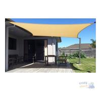 Square Shade Sail Color Ecru 5X5 M