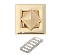 Square Shape Clasp Turn Lock Twist Locks Handbag Bag Hardware