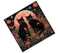 Square Shape Pendulums Divinations Mat Altars Tablecloth Board Game Card Pad Runes Table Cloth Mysterious Board Game Mat Telling Mat Table Cloth