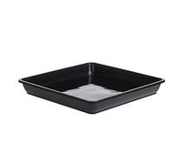 Square Shape Plastic Flower Pot Tray, Plant Drip Trays for Pots, Home Daily Indoor Square Garden Supplies(30 x 30cm,black)