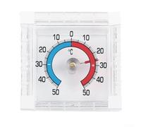 Square-Shaped Bimetallic Thermometer for Outdoor Window Use Supporting Temperature Monitoring in Gardens Patios and Exterior Spaces