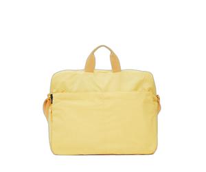 Square Shaped Foldable Duffle Bag Mandarina Duck Jaune 36x45x20 cm