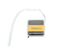 Square Shaped Miniature Retractable Steel Tape 2m with Clear Marking Steel Rulers Perfect for Engineers and Handymen Useful Craft Measuring Tool