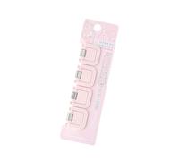 Square Shaped Note Clips Binder Clips for Paper Receipts Compactly Design Multi Color Desktop Accessory Miniature Cubic Note Holder