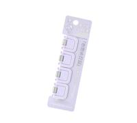 Square Shaped Note Clips Binder Clips for Paper Receipts Compactly Design Multi Color Desktop Accessory Miniature Cubic Note Holder