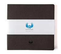 Square-Shaped Sketchbook, 10 x 10 inches, Lays Flat Flexible Sketch Book for Artists, Ideal for Ink, Watercolor, Pen, Pencils, 160 Tear Resistant Pages, Size: Square Large, Leda Art Supply