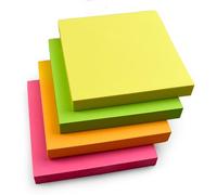 Square Shaped Sticky Notes Pack | Pastel or Bright Colours | 400 Sheets