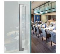 Square Shower Door Handle - Bathroom Pull & Push Handle, Replacement Parts for Sliding Doors, 1200mm Hole Center, Durable and Stylish, Perfect for Shower Rooms