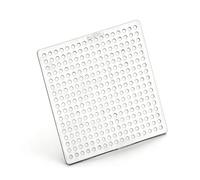 Square Shower Floor Drain, Bathroom Tile Insert Drain, Floor Drainer Strainer Cover, Anti-Clogging Shower Drain for Bathroom, Kitchen, Washroom Garden Leaf Guard(2.4")
