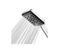 Square shower head, high pressure shower head, universally adjustable