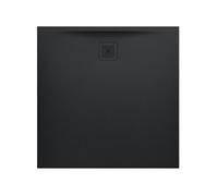 Square Shower Tray Laufen PRO lateral evacuation 1000x1000x33mm Black