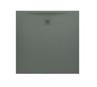 Square Shower Tray Laufen PRO lateral evacuation 1000x1000x33mm Concrete Grey