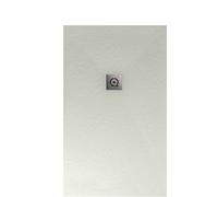 Square Shower Tray Quare RELIEF PLUS Slate 1000x1000x25mm Moon Grey
