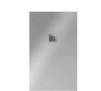Square Shower Tray Quare RELIEF PLUS Slate 800x800x25mm Silver