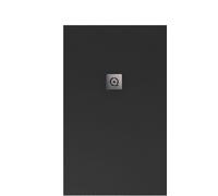 Square Shower Tray Quare RELIEF PLUS Slate 900x900x25mm Anthracite
