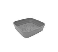 Square Silicone Air Fryer Reusable Baking Basket Liner Grey
