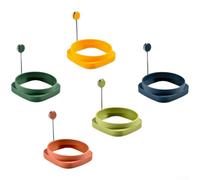 Square Silicone Egg Fryer Mold Non-Stick Kitchen(5-piece Set)