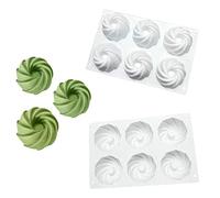 Square Silicone Mold Silicone molds Christmas Resin molds Concrete molds Mold Putty Mold Putty Candle Moulds 3D Mould Sphere Mold Square Silicone Mold Resin Tray Mold 6 Holes Spiral Flower