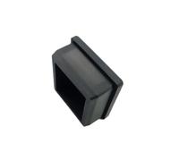 Square Silicone Rubber Plugs,T Type Blanking Plugs High Temperature Resistant, Square Silicone Rubber End Caps Seal Stopper 1pc(Black,38.6mm)(Black,44.6mm)