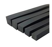 Square Silicone Rubber Seal Strip, Nitrile Rubber Square Sealing Strip Multiple Sizes 1m(12x12mm)