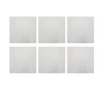 Square Silicone Steaming Pot Liners, 6pcs, Reusable Non Stick Mesh Baking Mats - Durable Wear, Easy to Clean, Safe Food Grade Silicone