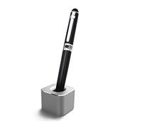 Square Single Pen Holder, Mini Aluminium Alloy Pen Stand Toothbrush Holder Desktop Organizer for Office School Home