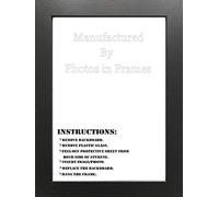 Square Size Poster Picture Photo Frame Black/Oak/Silver/White (12"X12", Black)