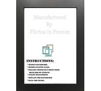 Square Size Poster Picture Photo Frame Black/Oak/Silver/White (70X70cm (700X700mm), Black)