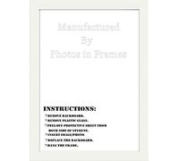 Square Size Poster Picture Photo Frame Black/Oak/Silver/White (70X70cm (700X700mm), White)