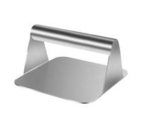 (Square) Smash Burger Press, 5.51in Dishwasher Safe Stainless Steel Grill Press Non-Stick Bacon Meat Press Steak Press for Cooking BBQ Hamburger