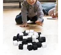 Square Smooth Dice, Small Writable Dice 50 Waterproof DIY Patterns for Various Game Dice Small for Small Writable Dice, Interactive Games