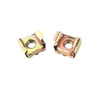 Square Snap-In Floating Cage Nut M4-M10 | 304SS, color zinc or nickel plating, elastic cassette enclosure nut(Color Zinc,M8-5pcs)