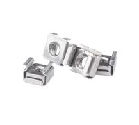 Square Snap-In Floating Cage Nut M4-M10 | 304SS, color zinc or nickel plating, elastic cassette enclosure nut(304SS,M6-10pcs)