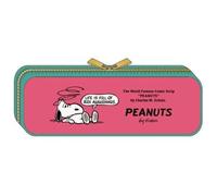 Square Snoopy Pencil Case Box Pen Pouch Peanuts 75th, Pink, 6.7 x 4.9 x 2.4 inches, Box Pen Pouch