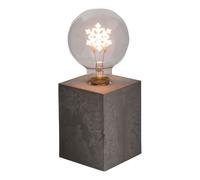 Square Snowflake Light with Cement Effect Base