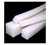 Square Solid Sponge Strip， Silicone Rubber Strip White Solid Square Weather Seal Gasket Multiple Sizes 1pc(30x30mm)