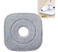 Square Spin Mop Heads Replacement Pads Microfiber,Universal Mop Refill Pad,Thick Microfiber Mop Pad Refill,Washable and Reusable Mop Heads for Home,Squeeze Mop Pads Replacement for Cleaning Floors