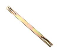 Square Spindle 85-130mm 8mm Galvanised Iron Door Handle Replacement Pin | Features an 8mm profile with notched ends and includes 1 piece for direct replacement.