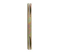 Square Spindle 85-130mm 8mm Galvanised Iron Pin | Includes 8mm galvanised iron square spindle featuring notched sides for secure attachment.