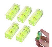 Square Spirit Level, Mini Bubble Spirit Level, Mark Measuring Instruments, 5 Pieces Square Bubble Small Spirit Water Scales Picture Hanging Level Mark Measuring Tools 15mm * 15mm * 40mm