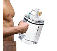 Square Sports Water Bottle - Motivate Sports Water Bottle 0.6 Gallon/2.2L - Reusable BPA Free Creative Water Bottle for Camping Hiking
