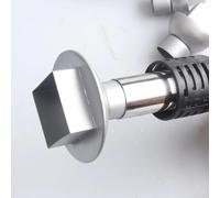 Square spray gas nozzle with mesh filter compatible with 858 rework stations to optimize hot air transfer and improve chip soldering consistency (35x35mm)